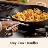 imageCalphalon HardAnodized Nonstick 8quot and 10quot Frying Pan Set12 Fry Pan with Lid
