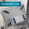 imageCalphalon Nonstick Bakeware Set 6Piece Set Includes Cookie Sheet Cake Brownie Loaf and Muffin Pans Dishwasher Safe Silver