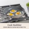 imageCalphalon Premier Ceramic Nonstick 5Piece Cookware Set Mushroom GreyMushroom Grey
