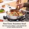 imageCalphalon Premier HardAnodized Nonstick Cookware Set 13Piece Metal Utensil Safe PFOAFree6Piece Set