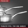 imageCalphalon Premier HardAnodized Nonstick Cookware Set 13Piece Metal Utensil Safe PFOAFree8Piece Set