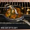 imageCalphalon Premier HardAnodized Nonstick Cookware Set 8Piece Metal Utensil Safe PFOAFree11Piece