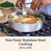 imageCalphalon Stainless Steel 6Qt Stock Pot with Lid3Qt Sauce Pot with Lid