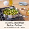 imageCalphalon Stainless Steel 6Qt Stock Pot with Lid3Qt Sauce Pot with Lid