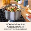 imageCalphalon Stainless Steel 6Qt Stock Pot with Lid6Qt Stock Pot with Lid