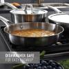 imageCalphalon Stainless Steel Kitchen Cookware 11Piece Pots and Pans Set with StayCool Handles Dishwasher ampamp Oven Safe Silver11Piece