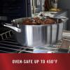 imageCalphalon Stainless Steel Kitchen Cookware 11Piece Pots and Pans Set with StayCool Handles Dishwasher ampamp Oven Safe Silver11Piece