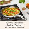 imagePremier Stainless Steel 45Qt Chefs Pan with Lid10 Fry Pan