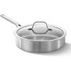 imageCalphalon Stainless Steel 6Qt Stock Pot with Lid3Qt Sauce Pot with Lid