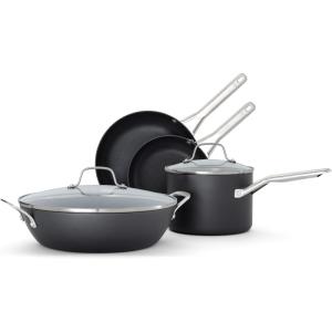 imageCalphalon HardAnodized Nonstick 8quot and 10quot Frying Pan SetNEW 6Piece Set