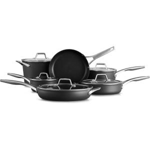 imageCalphalon Premier HardAnodized Nonstick Cookware Set 8Piece Metal Utensil Safe PFOAFree11Piece