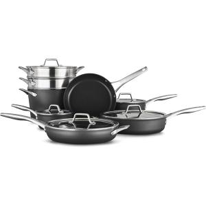 imageCalphalon Premier HardAnodized Nonstick Cookware Set 8Piece Metal Utensil Safe PFOAFree13Piece