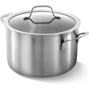 imageCalphalon Stainless Steel 6Qt Stock Pot with Lid6Qt Stock Pot with Lid