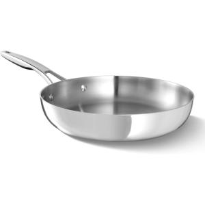 imagePremier Stainless Steel 45Qt Chefs Pan with Lid10 Fry Pan