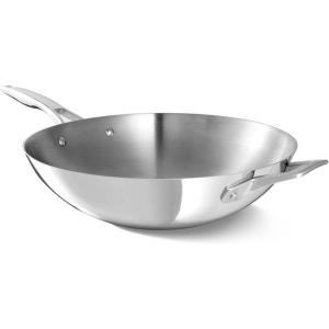 imagePremier Stainless Steel 45Qt Chefs Pan with Lid12 Wok