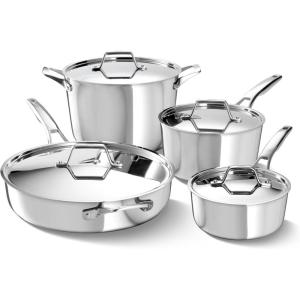 imagePremier Stainless Steel 8Piece Cookware Set